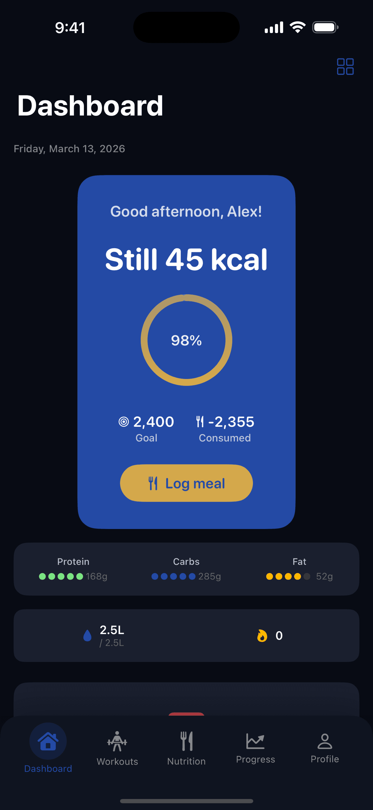 BesaFit Dashboard