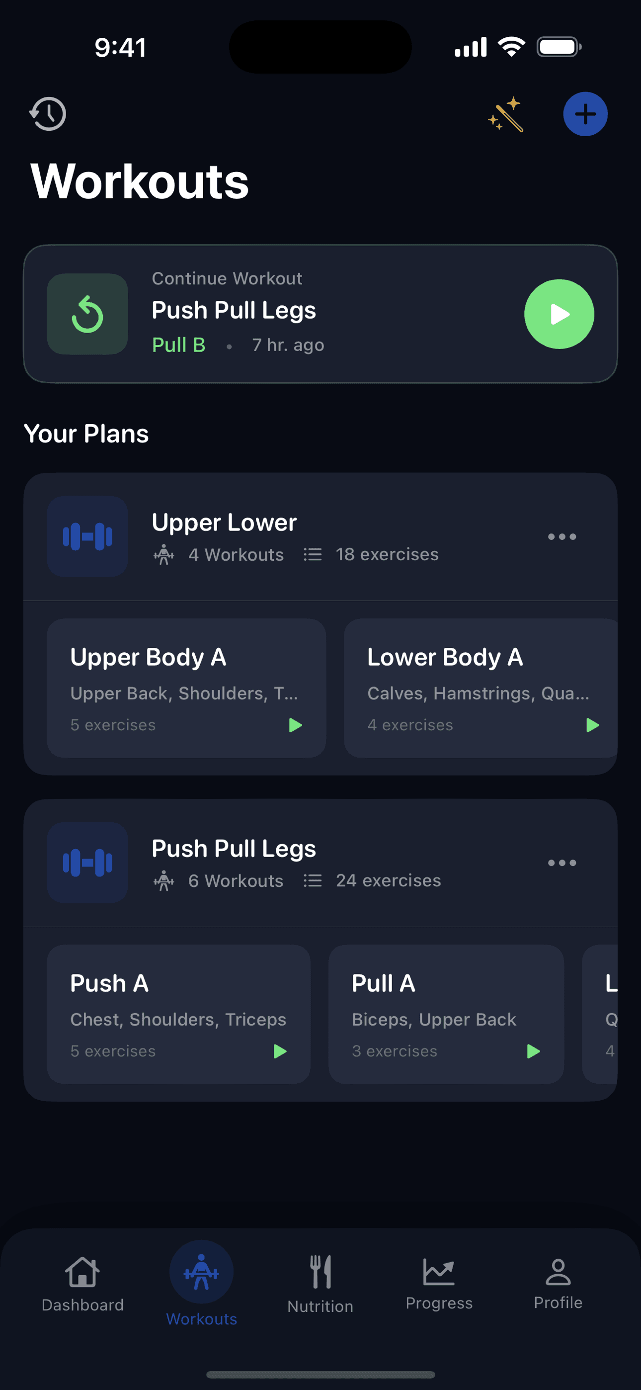 Workout Plans