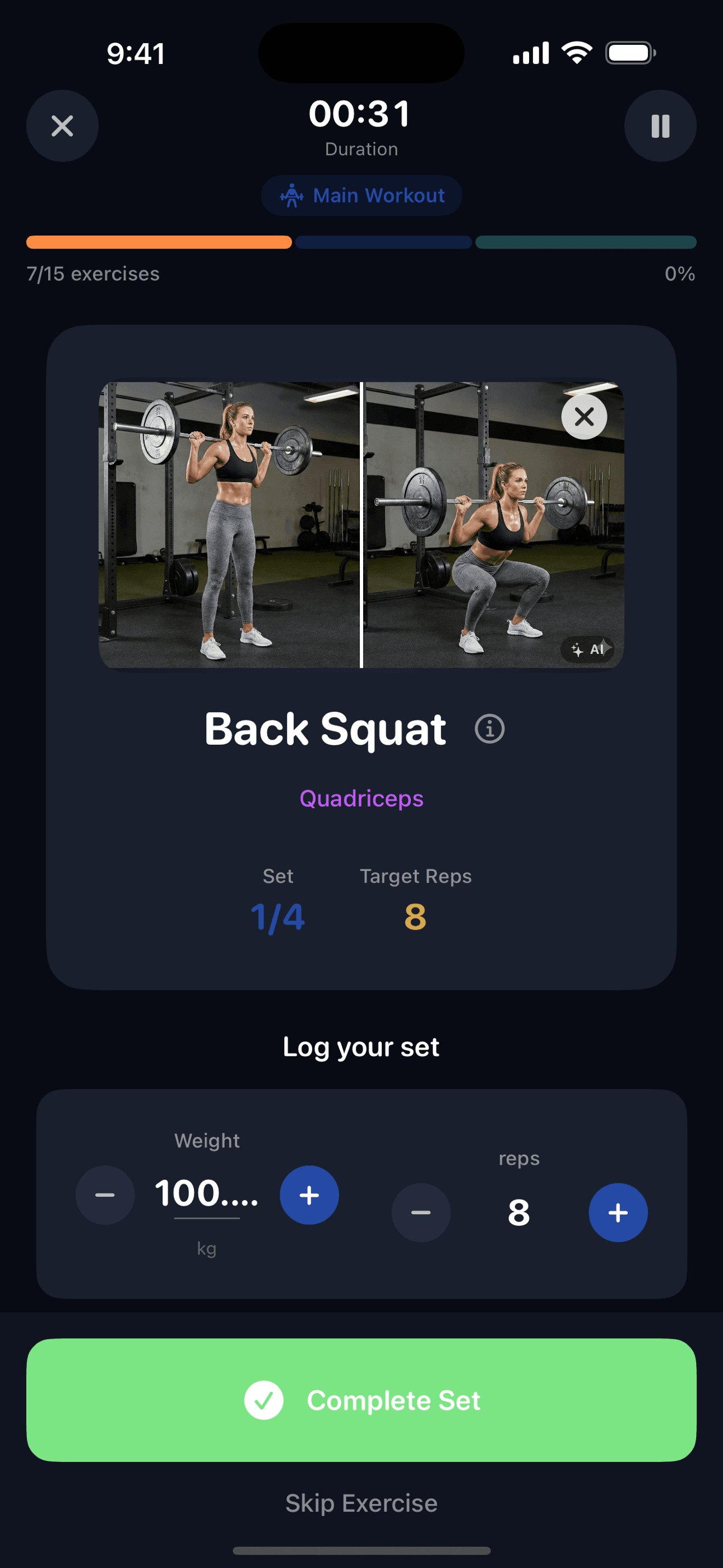 Workout Player